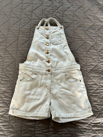 Salopette short en jean fille « Tape à l’œil »
