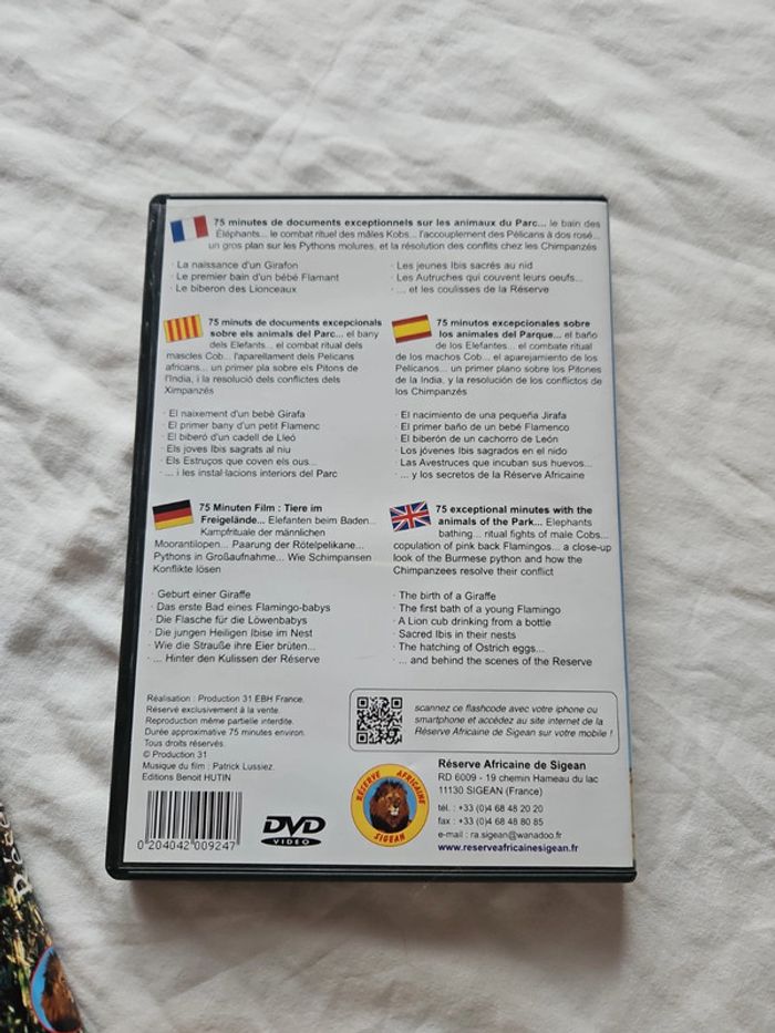 Réserve Africaine de Sigean Livre guide + Dvd - photo numéro 5