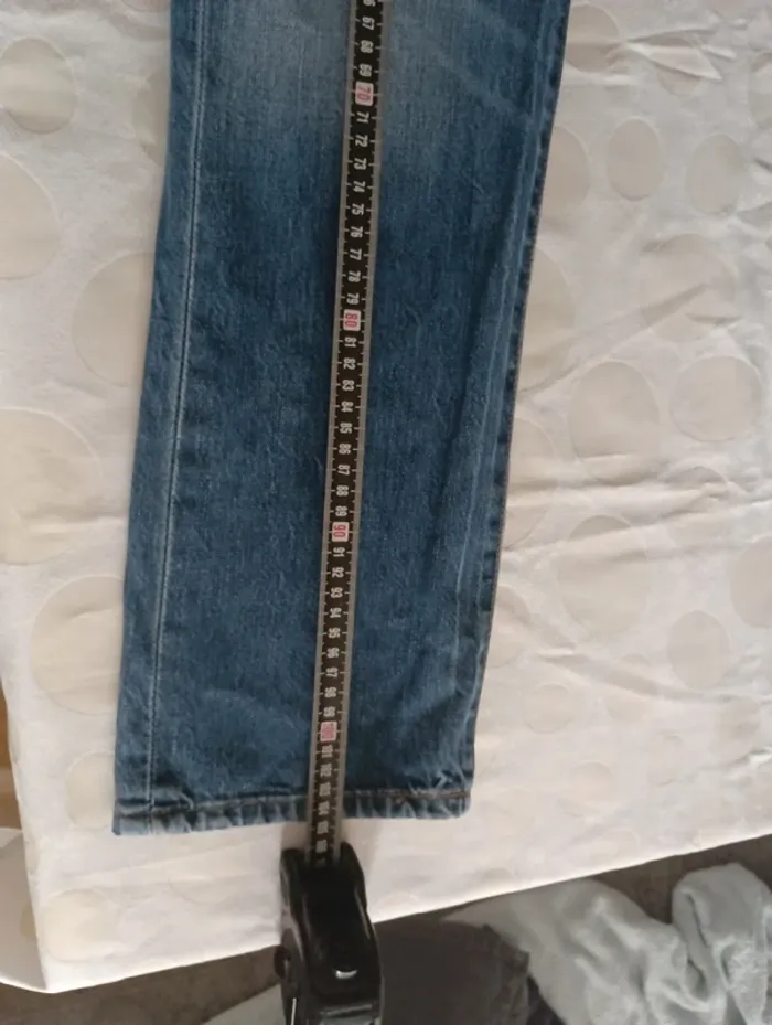 Pantalon jeans homme Levi's 501 taille 40 coupe droite - photo numéro 12