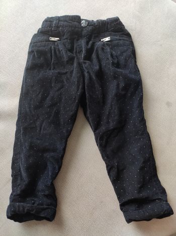 Pantalon noir tape a l'oeil 24 mois