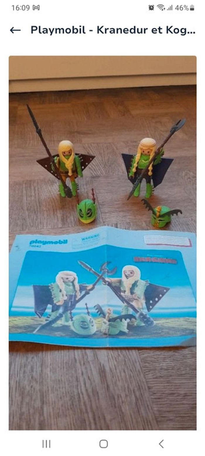 Playmobil - Kranedur et Kognedur en Combinaison de vol -
