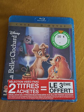 Blu-ray la belle et le clochard Neuf
