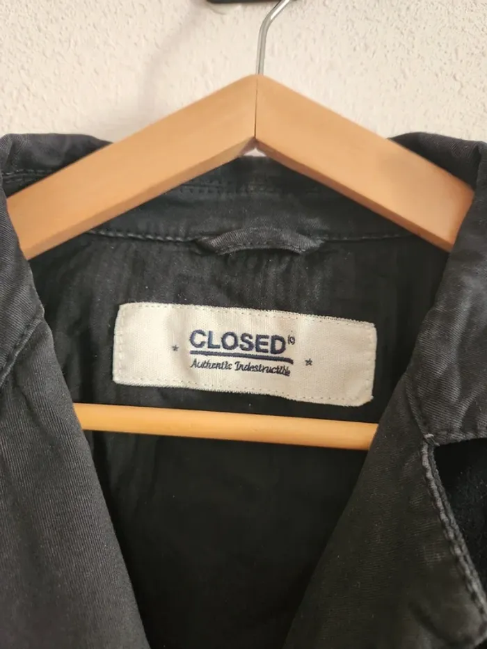 Veste blazer en velours noire taille L Closed - photo numéro 5