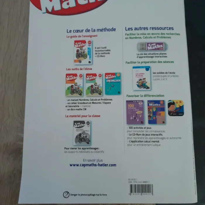 Lot 2 livres cap mats cm1 - photo numéro 7