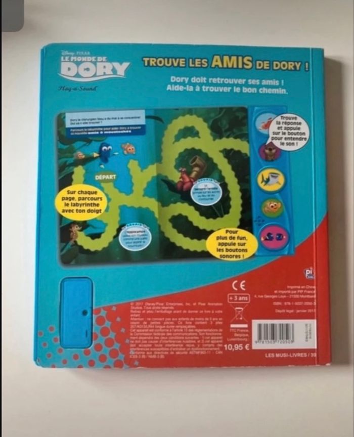 Livre sonore très bon état Le monde de Némo Dory - photo numéro 8