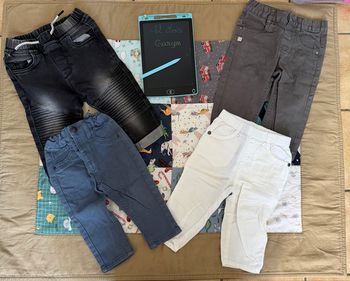 Lot de 4 pantalons Garçon - T12mois