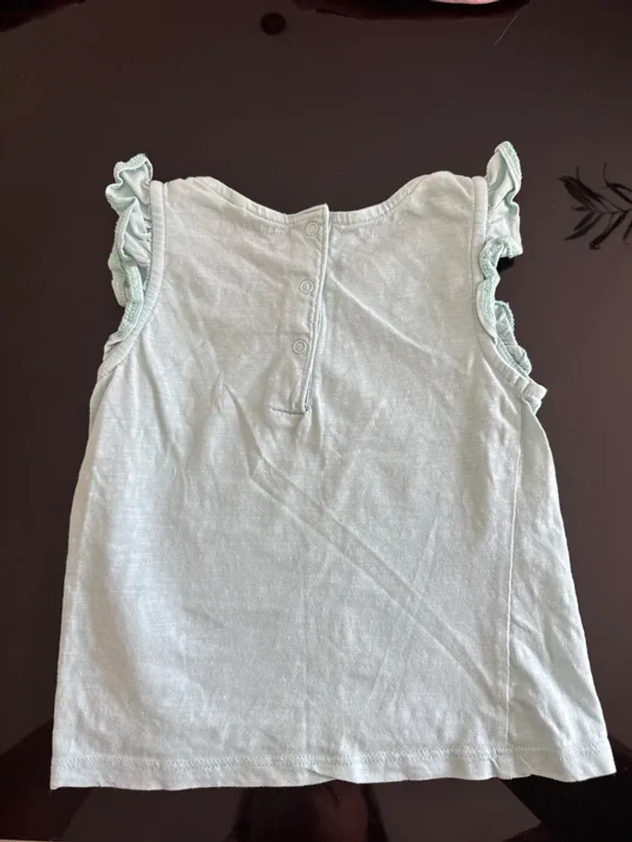 👚 lot 3débardeurs- bébé fille - 36 mois - orchestra - 92 cm - bon état - photo numéro 8