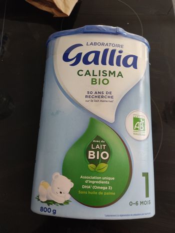 Lait Gallia Calisma Bio 1er âge