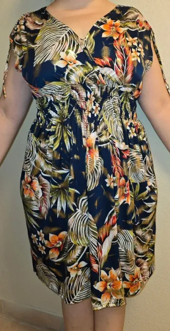 Robe mi-longue