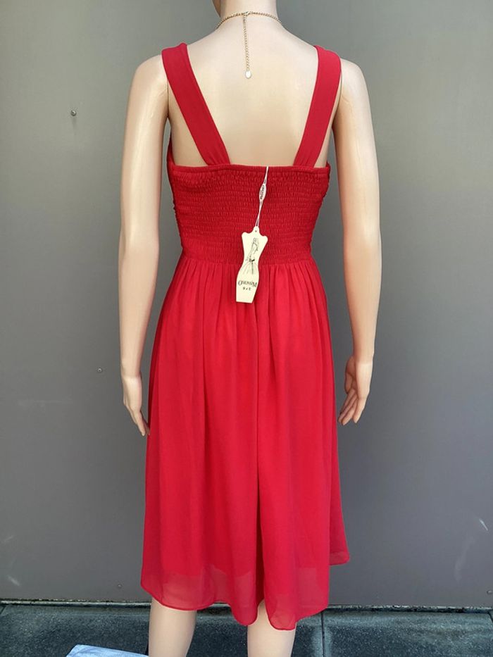 Robe rouge élégante Omonsim – Taille S/M – Neuve avec étiquette - photo numéro 6