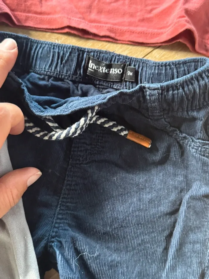 Lot pantalons t shirt manches longues garçon - photo numéro 3