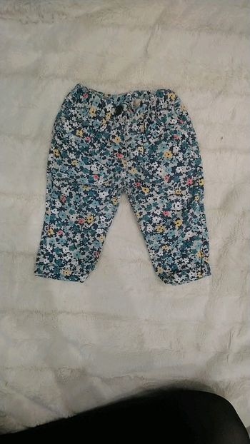 Pantalon fleuri bébé fille