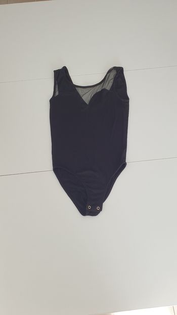 Bodie noir avec résille en 36