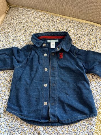 Chemise en jean Obaibi 3 mois