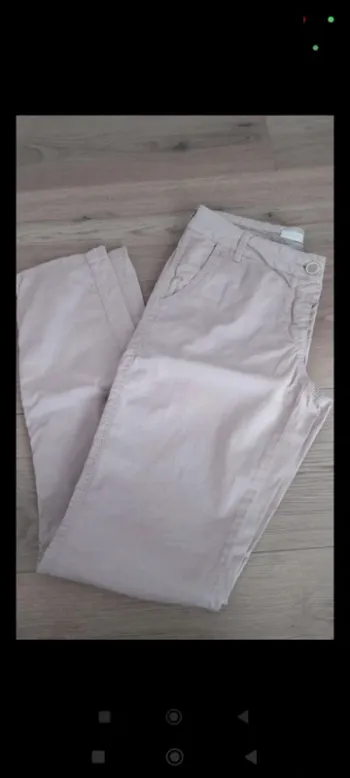 Pantalon chino rose Promod XS