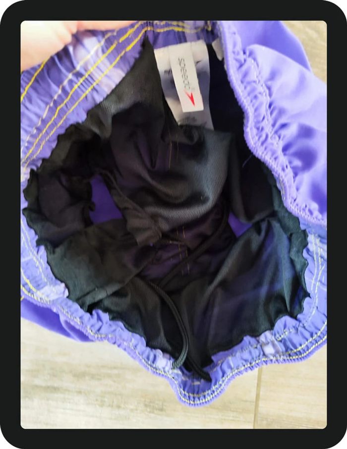Short de bain violet Taille M Speedo - photo numéro 4