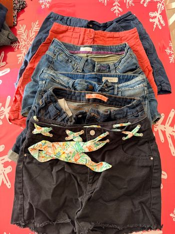 Lot de 6 shorts femme – T38/40 – Only, Cache Cache, Bonobo