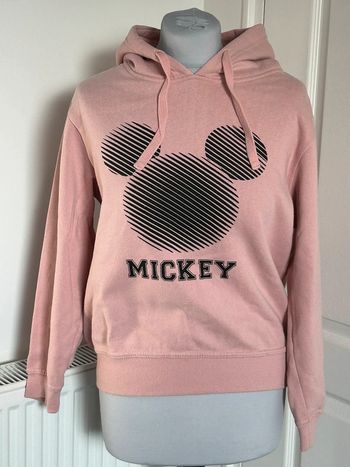 Pull Mickey à capuche rose taille S