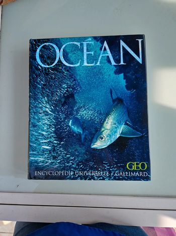 Livre très grand format sur l ocean
