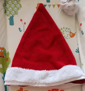 Bonnet de père noël bébé