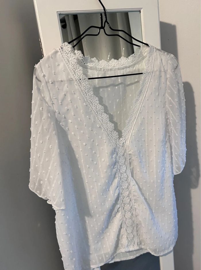 Blouse blanche Shein taille S