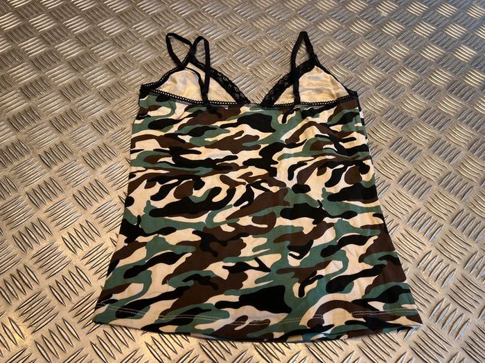 Debardeur mil-tec style camo femme fille taille s neuf