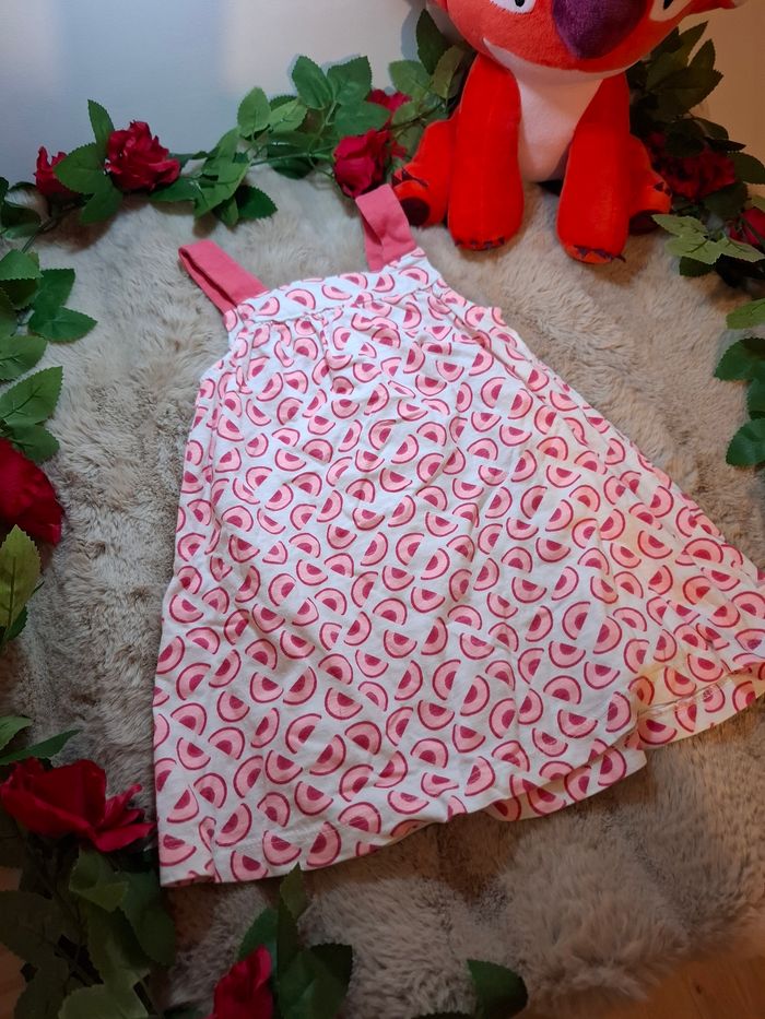Robe rose et blanche - 18 mois - Obaïbi - photo numéro 3