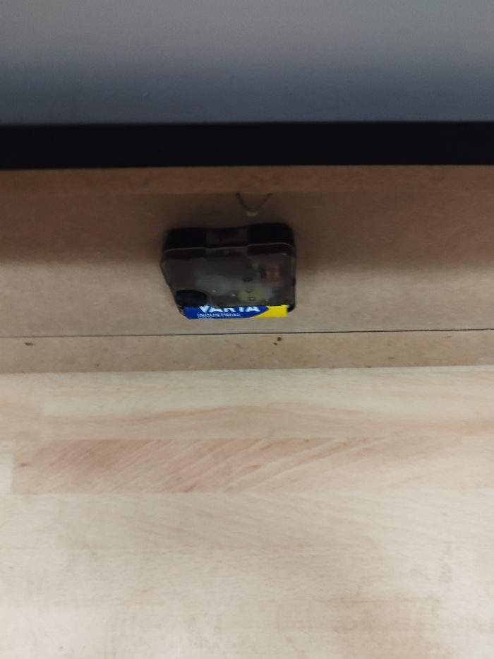 Horloge murale en bois dimension 45,5 cm x 15 cm - photo numéro 4