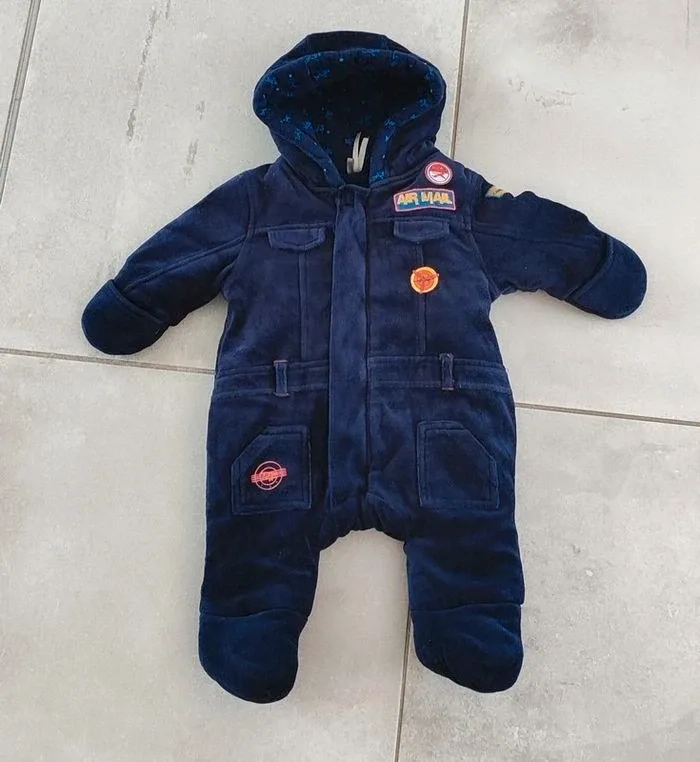Combi pilote garçon - parfait état - taille 3 mois