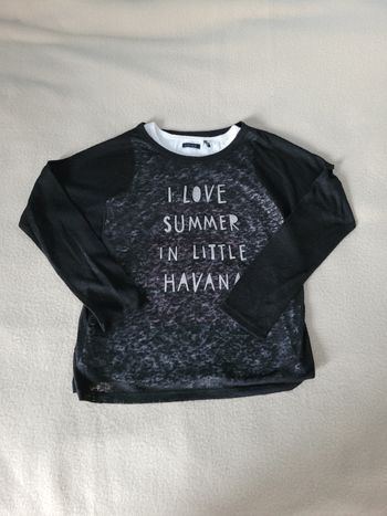 T-shirt manches longues ikks 8 ans 128 cm