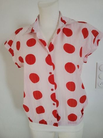 Blouse gros pois