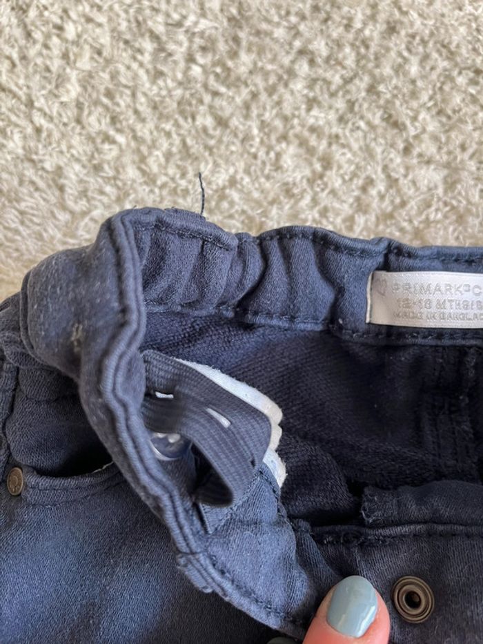 Pantalon souple bleu marine garçon taille 12-18 mois Primark - photo numéro 4