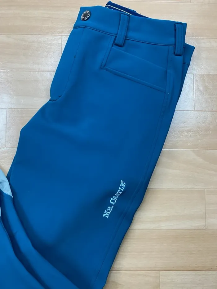 Pantalon d’équitation Mr Castle – Bleu – Taille 34 - photo numéro 2