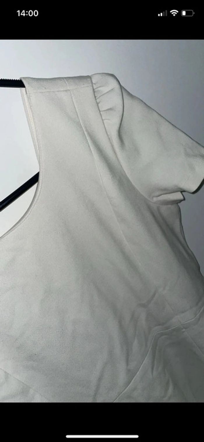 Robe classe blanche taille M - photo numéro 4