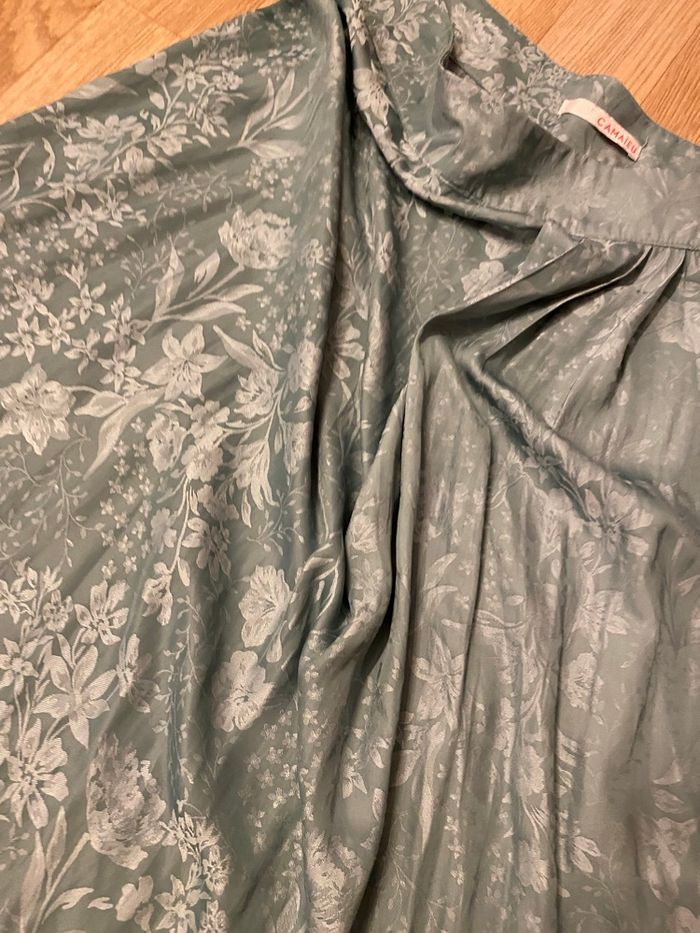 Jupe camaïeu taille 40 longue effet brillant - photo numéro 2