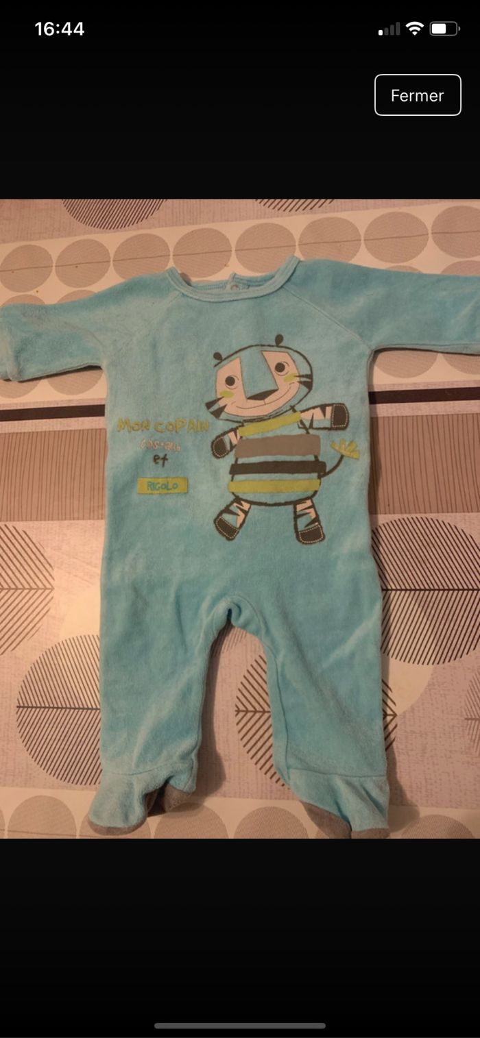 Lot de 9 pyjamas 3 mois - photo numéro 3