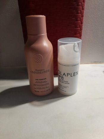 Shampoing Omniblonde et Masque réparateur Olaplex