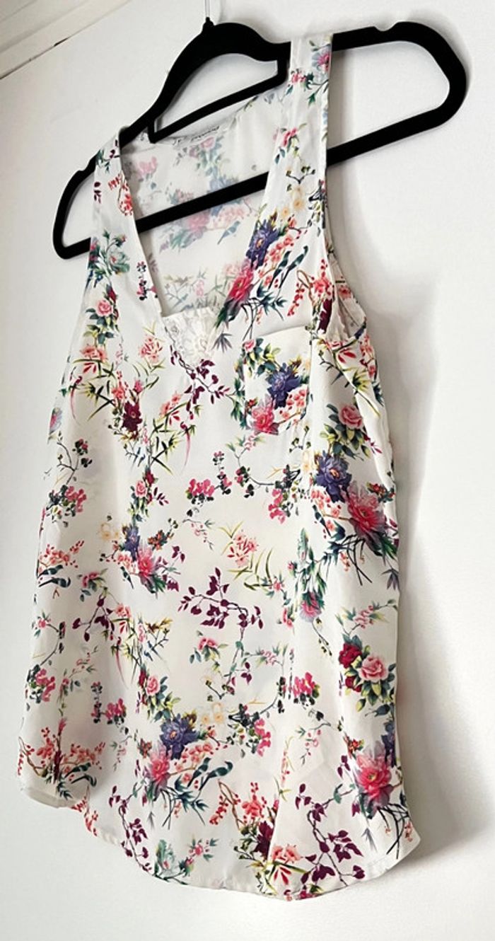 Débardeur à fleurs Promod Taille XS-S - photo numéro 3