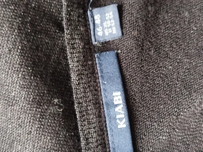 Pull léger noir irisé Kiabi taille 46-48 - photo numéro 3