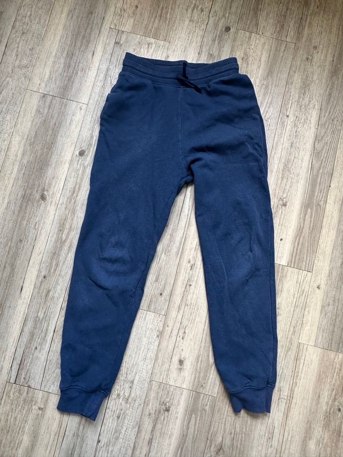 Jogging bleu marine h&m 13/14 ans - photo numéro 2