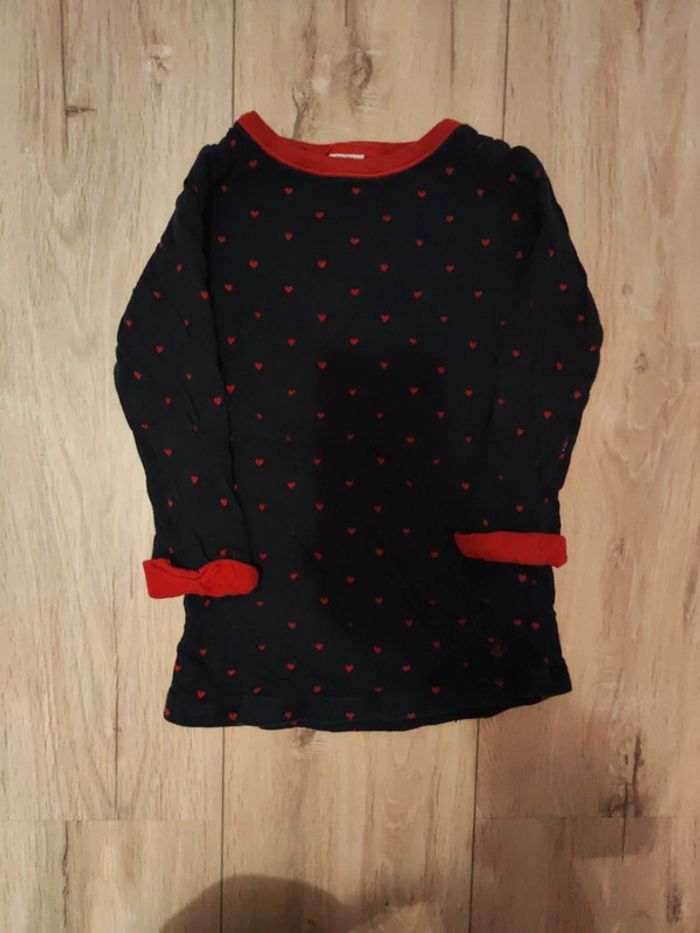 Robe à coeur ceinture rouge