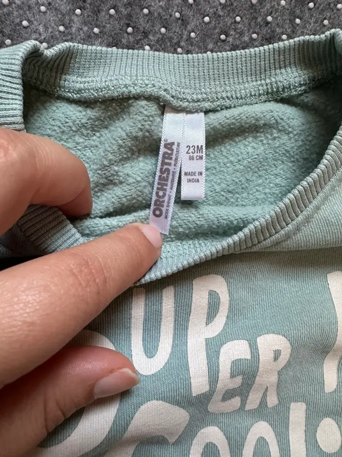 Sweat super cool 2 ans 86 cm - photo numéro 5
