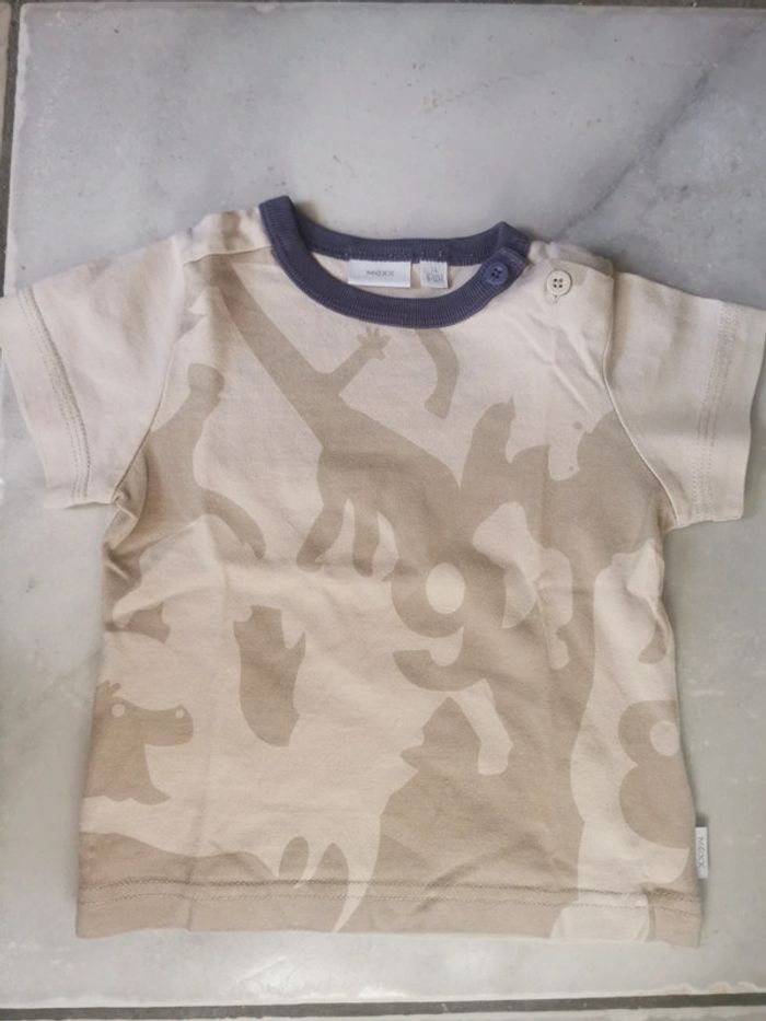 Lot de 4 superbes  t-shirts MEXX t. 74 / 9-12M - photo numéro 2