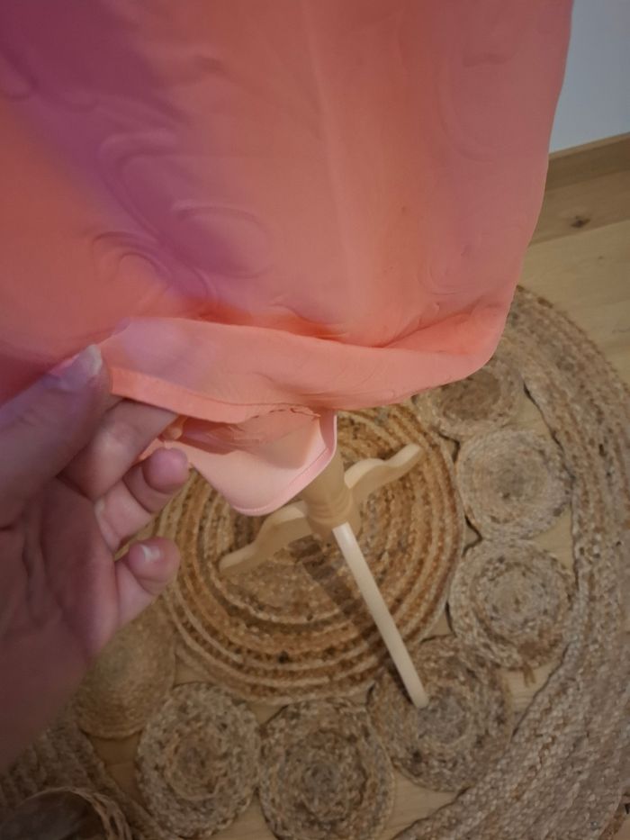 Robe fluide à motifs rose/corail LC Waikiki taille M 38 - photo numéro 5