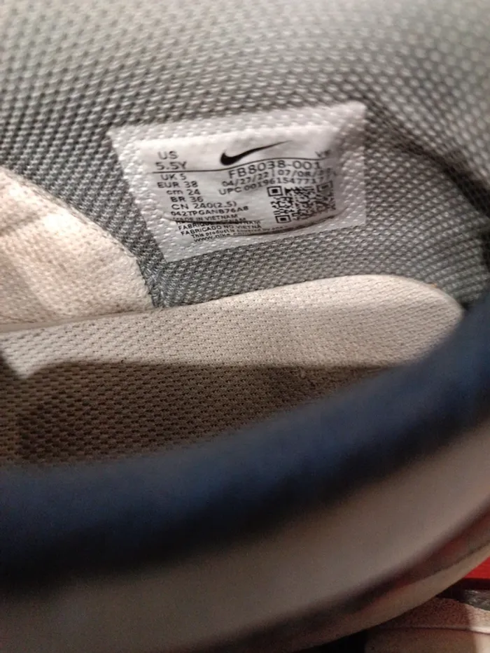 Baskets grises Nike 38 - photo numéro 7