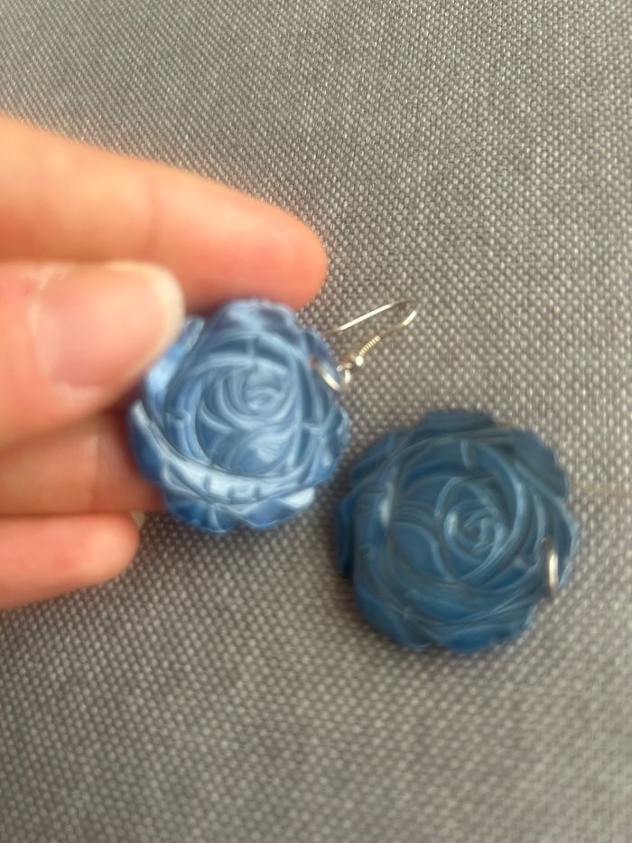 Boucles d’oreilles nacrées - photo numéro 4