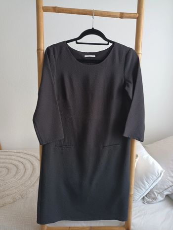 Robe noire texturée Promod taille 36