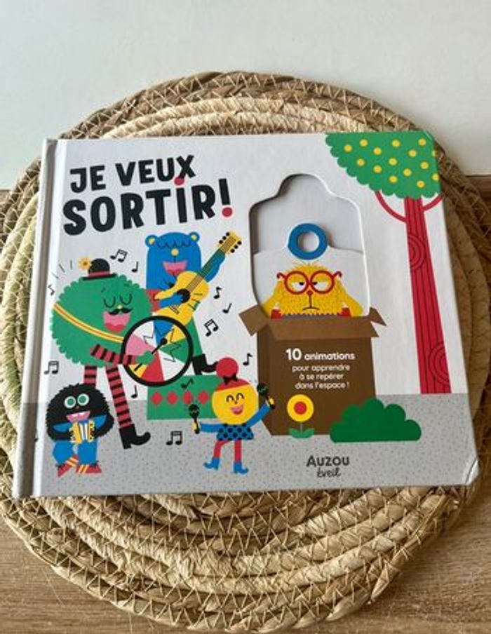 Livre animé Je veux sortir - Auzou Éveil