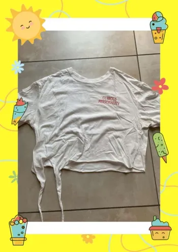 T shirt court blanc S 36