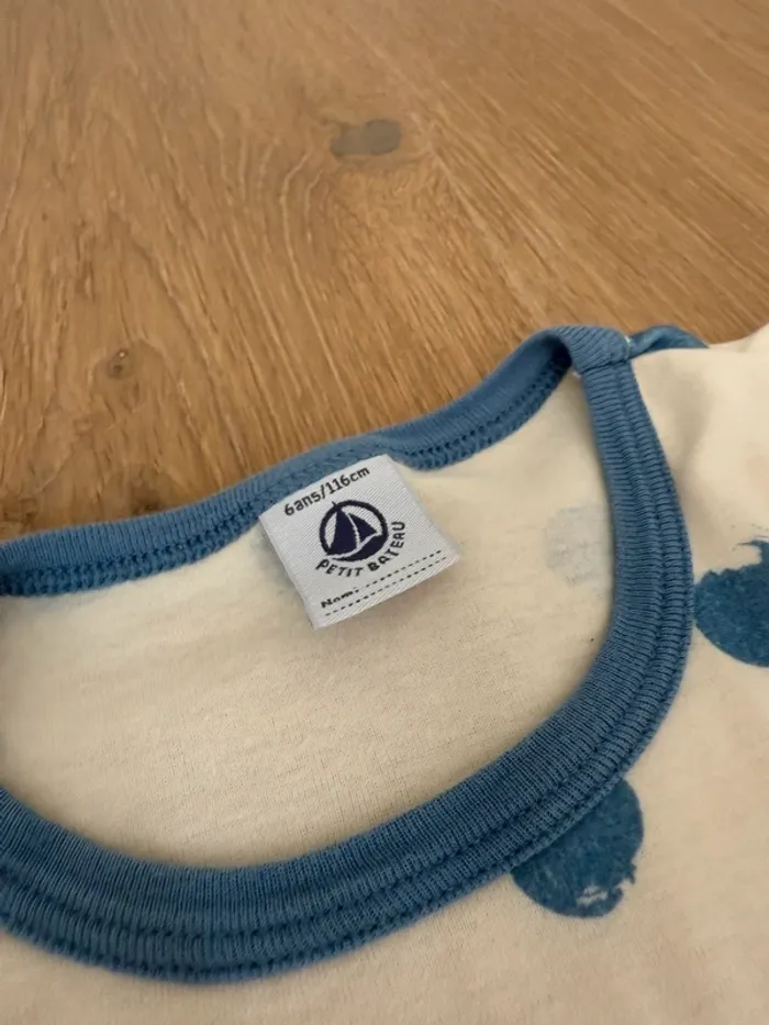 Pyjama short petit bateau 6 ans - photo numéro 2